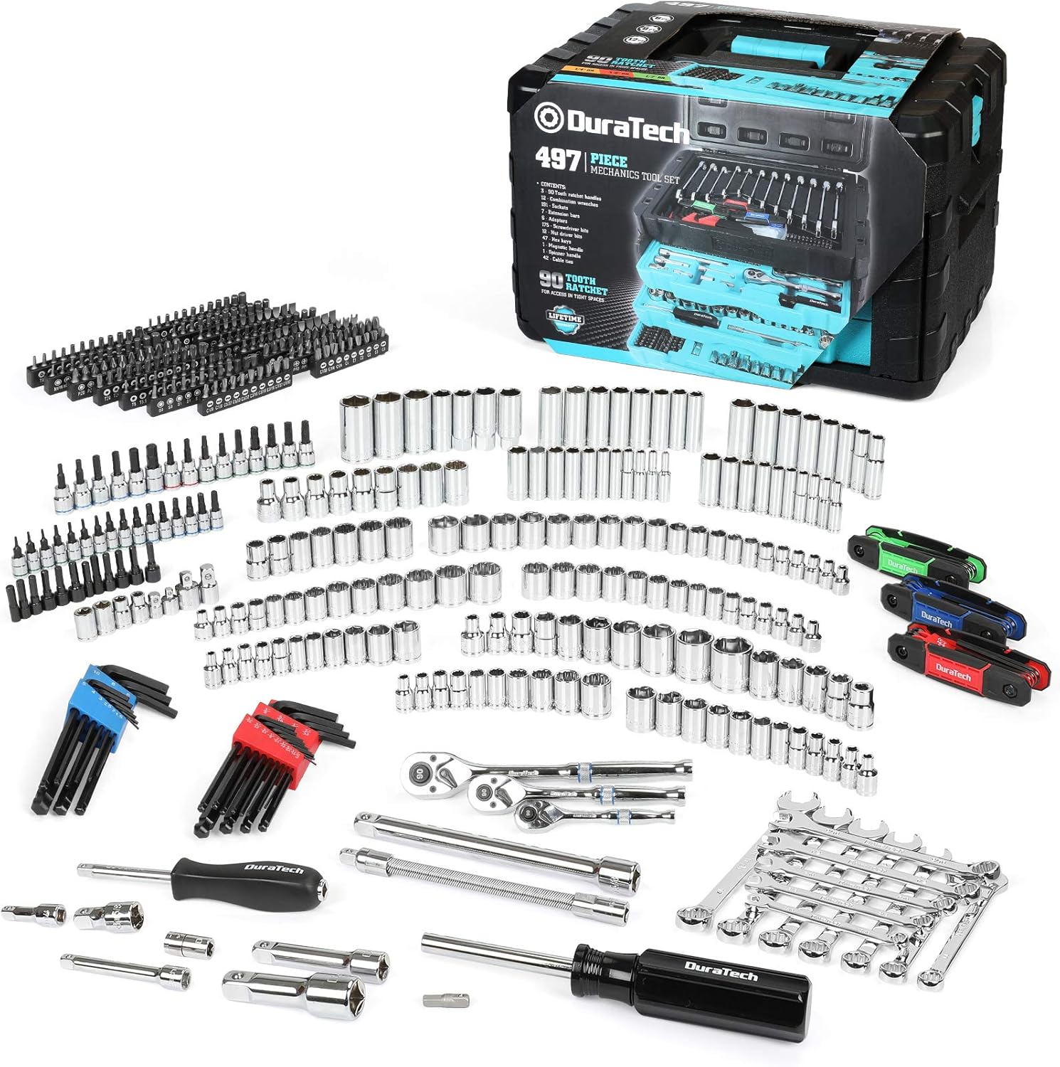 Duratech 497-Piece Mechanics Toolkit Duratech 497-Piece Mechanics Toolkit