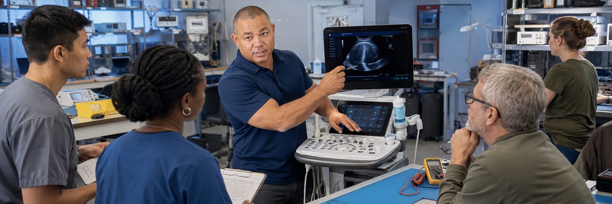 Devin leads ultrasound acceptance testing — BiomedRx Institute Devin leads ultrasound acceptance testing — BiomedRx Institute